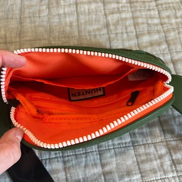 Hunter Green and Orange Crossbody Bag - 20th Anniversary Collection - Picture 6 of 8